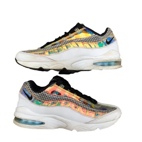 Rare 2018 Nike Air Max 95 LV8 White Blue Glaze Black Size 7 - Picture 16 of 16